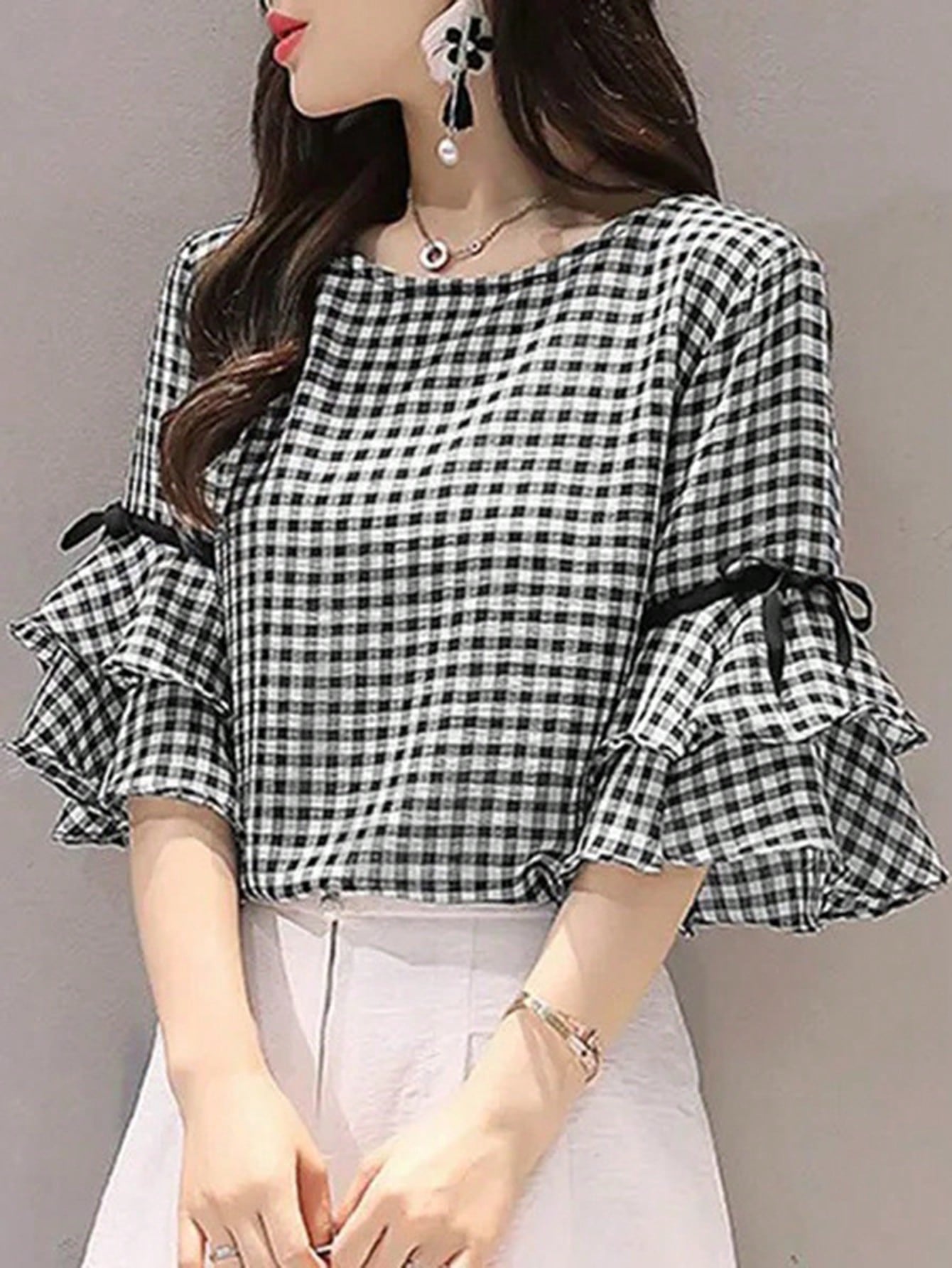 Blusa de cuadros