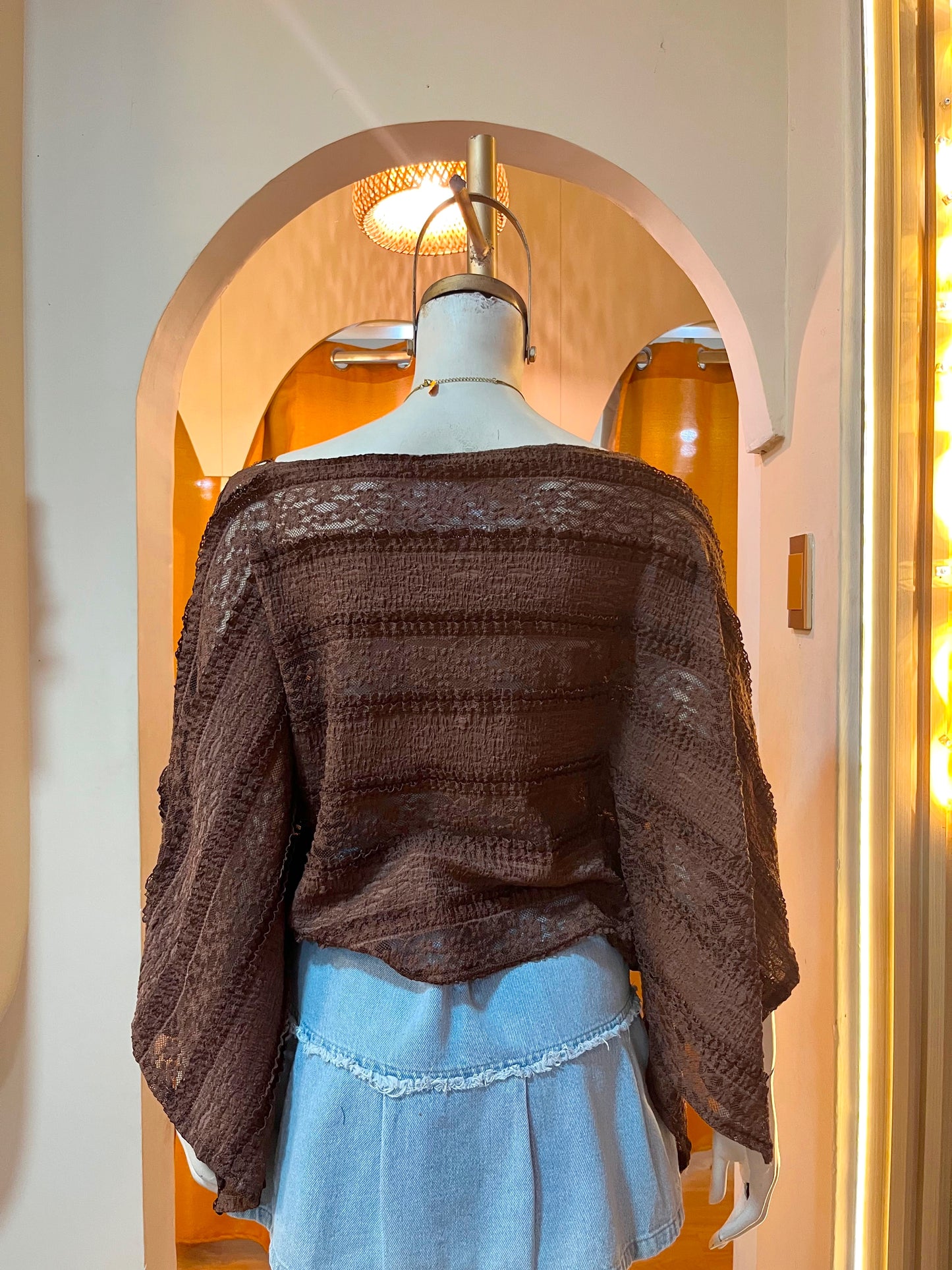 Blusa Capa de transparencia
