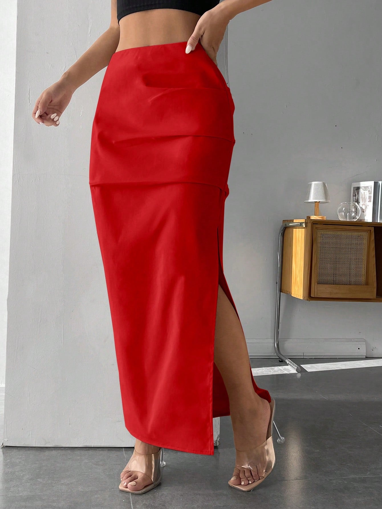 Falda plisada