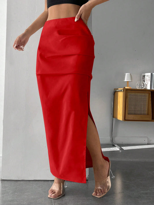 Falda plisada