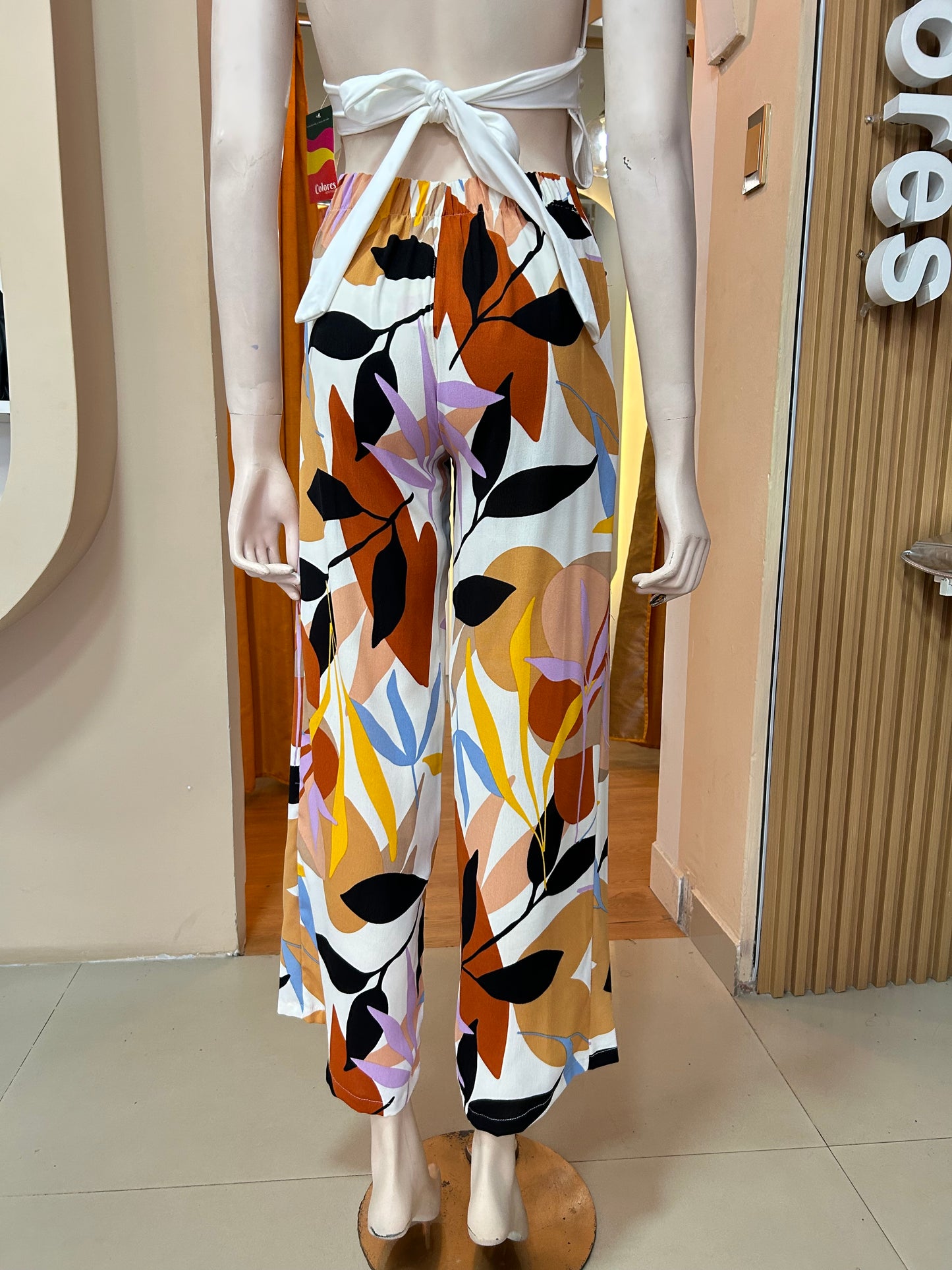 Pantalon floral