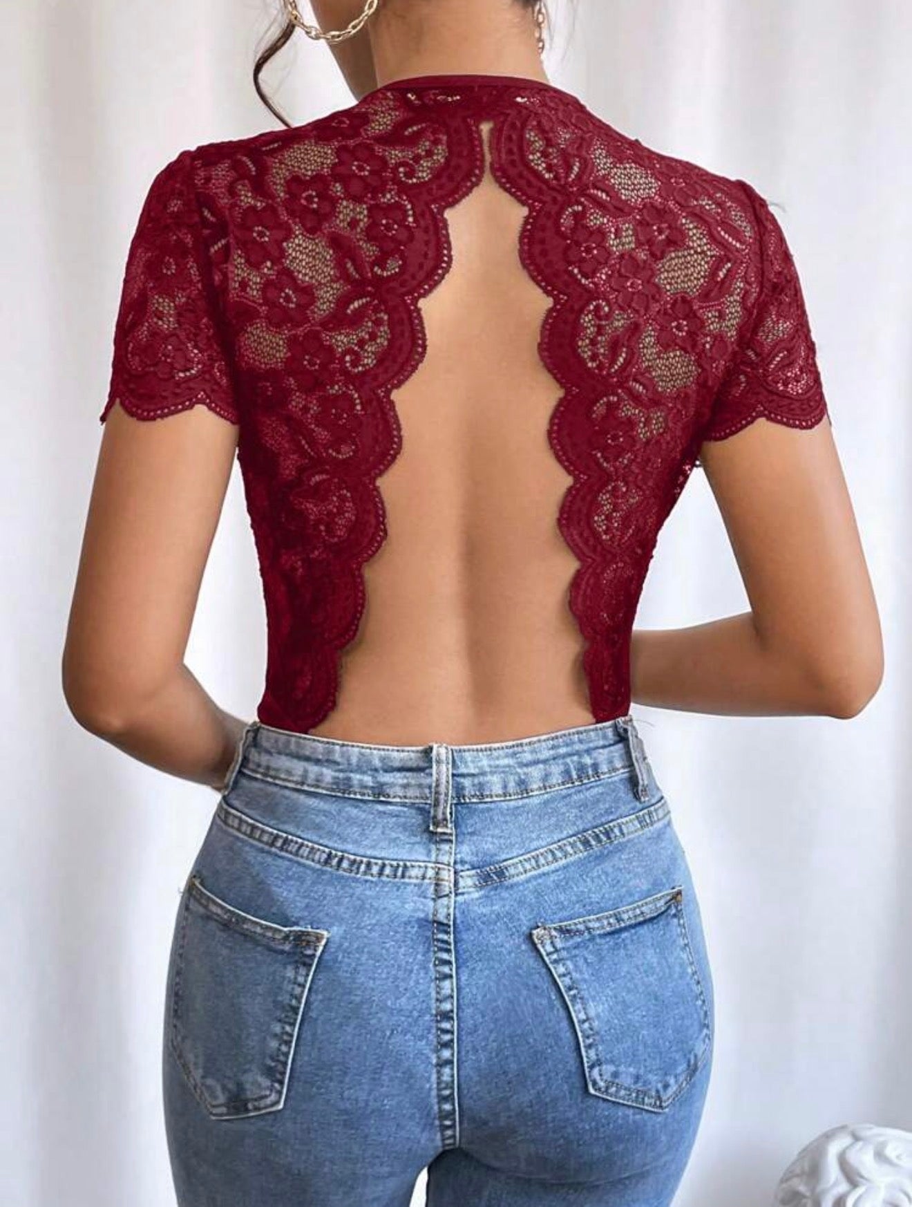 Body con encaje