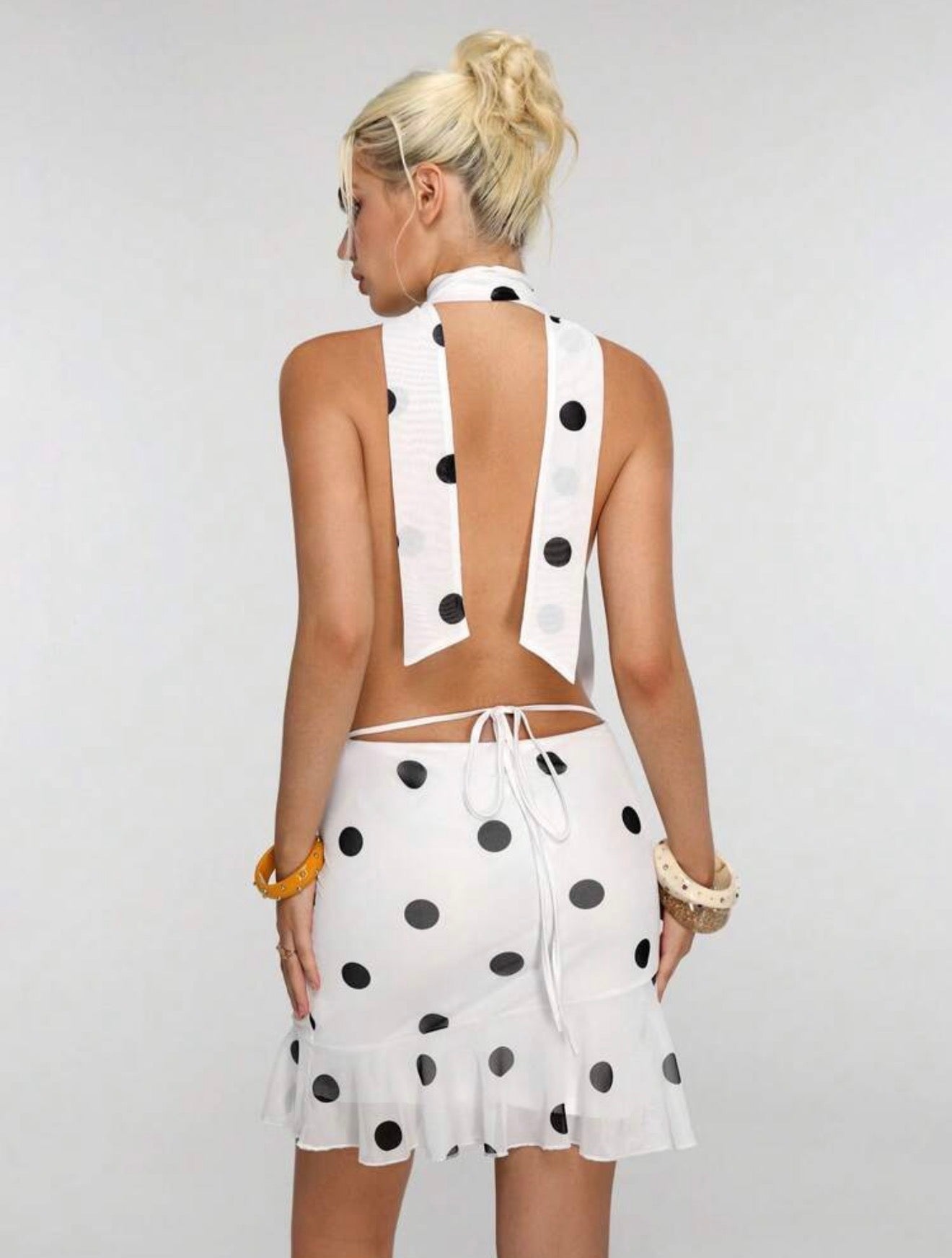 vestido corbata