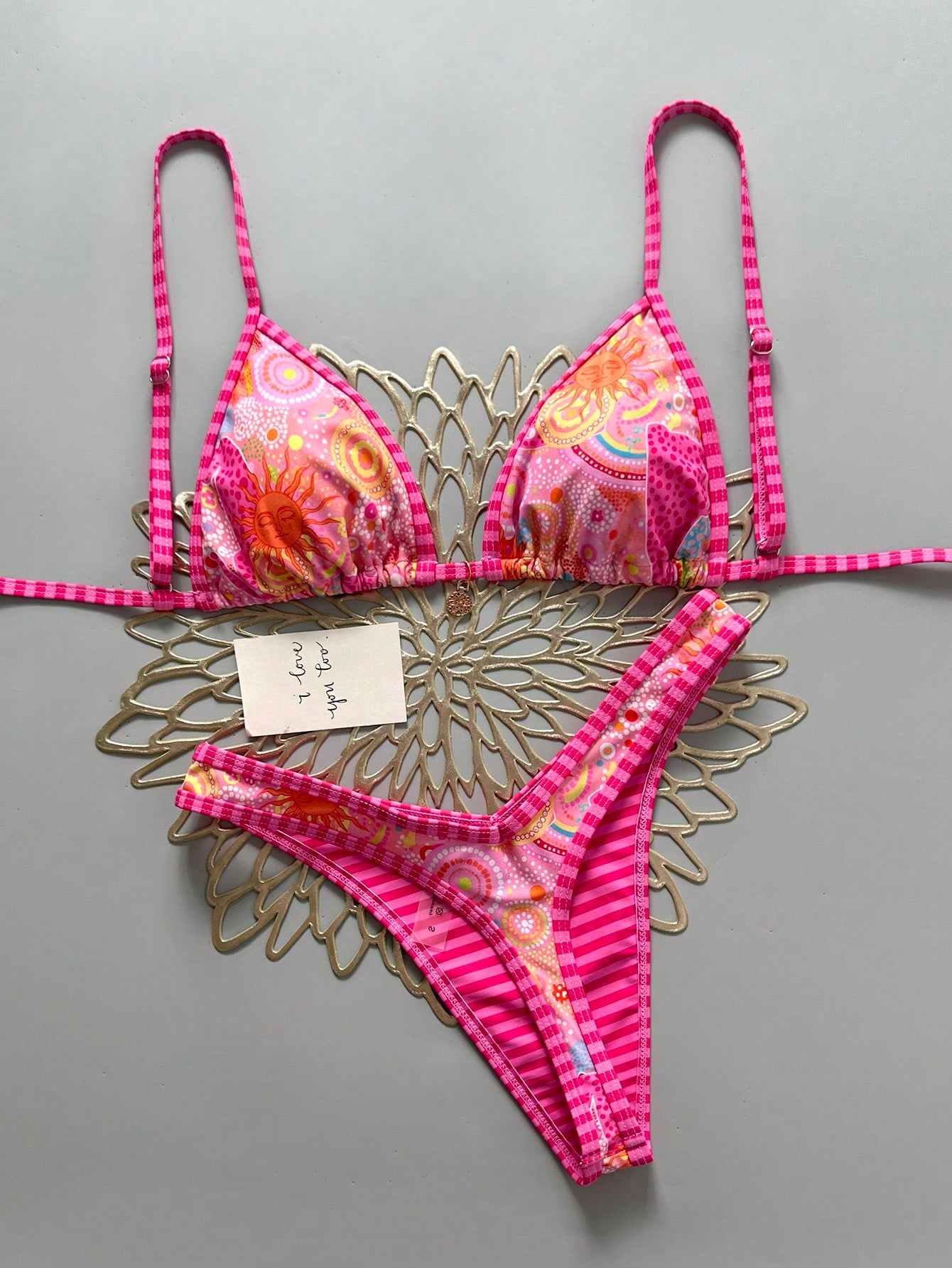 bikini rosado