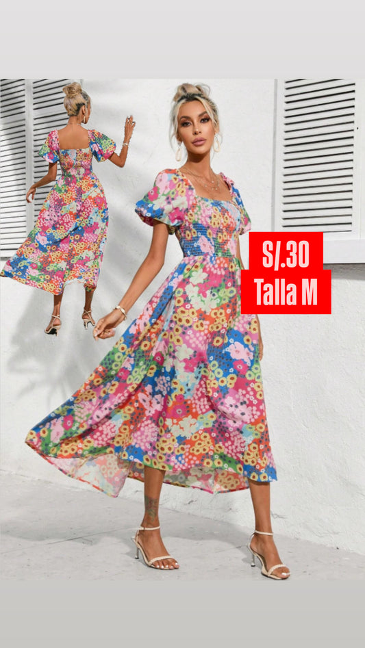 Vestido con estampado floral