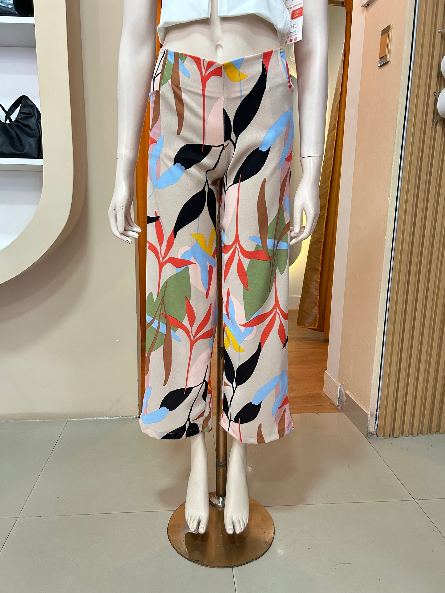 Pantalon floral