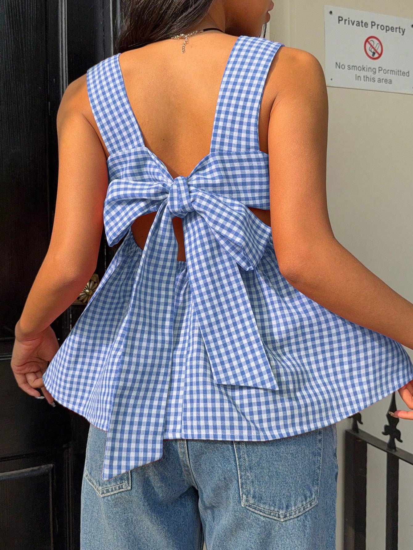 Blusa de lazo