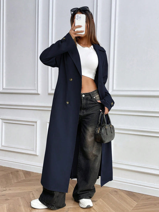 gabardina azul