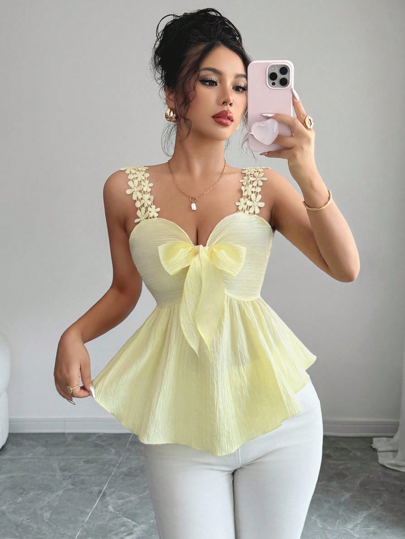 Blusa de moños
