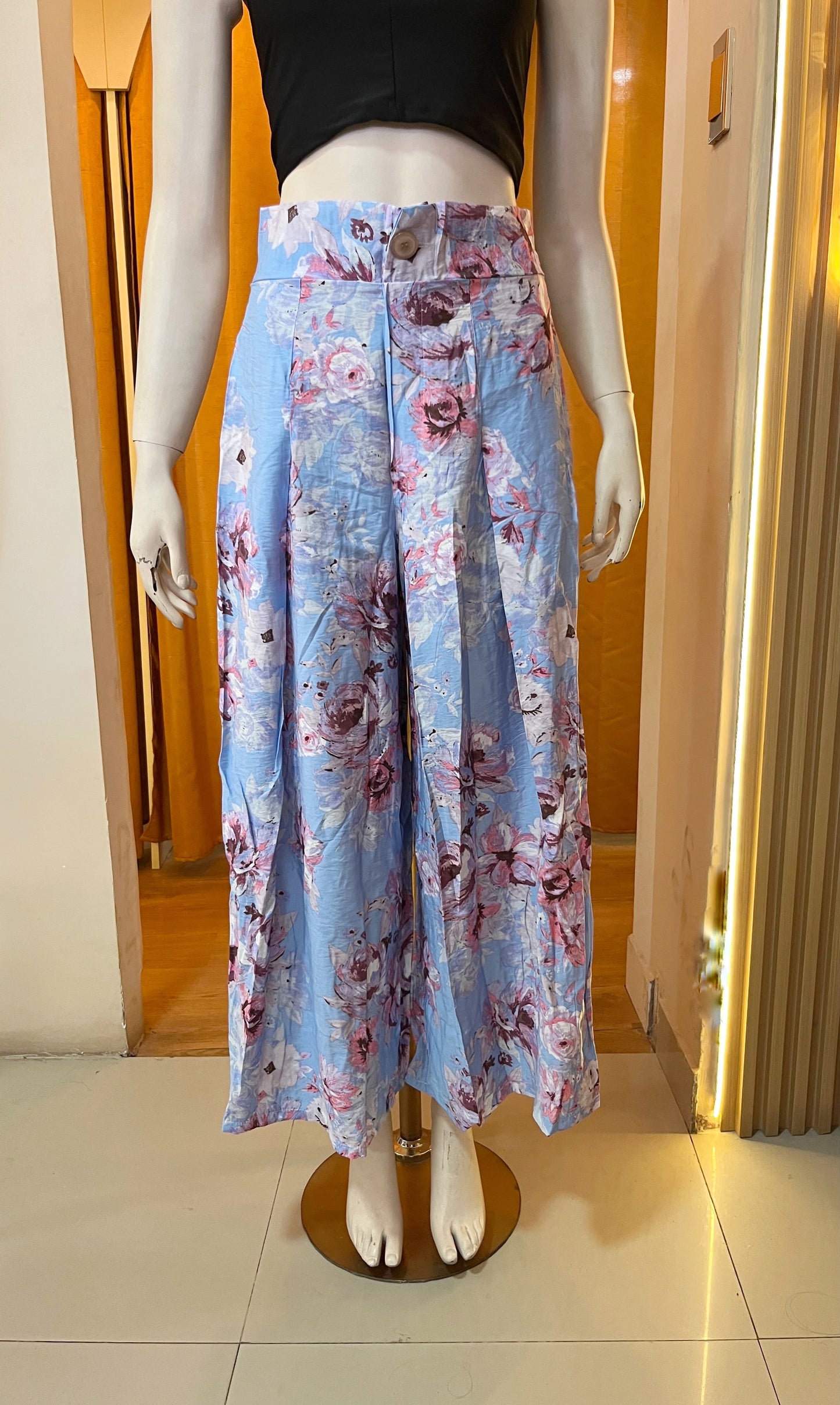 Pantalon floreado