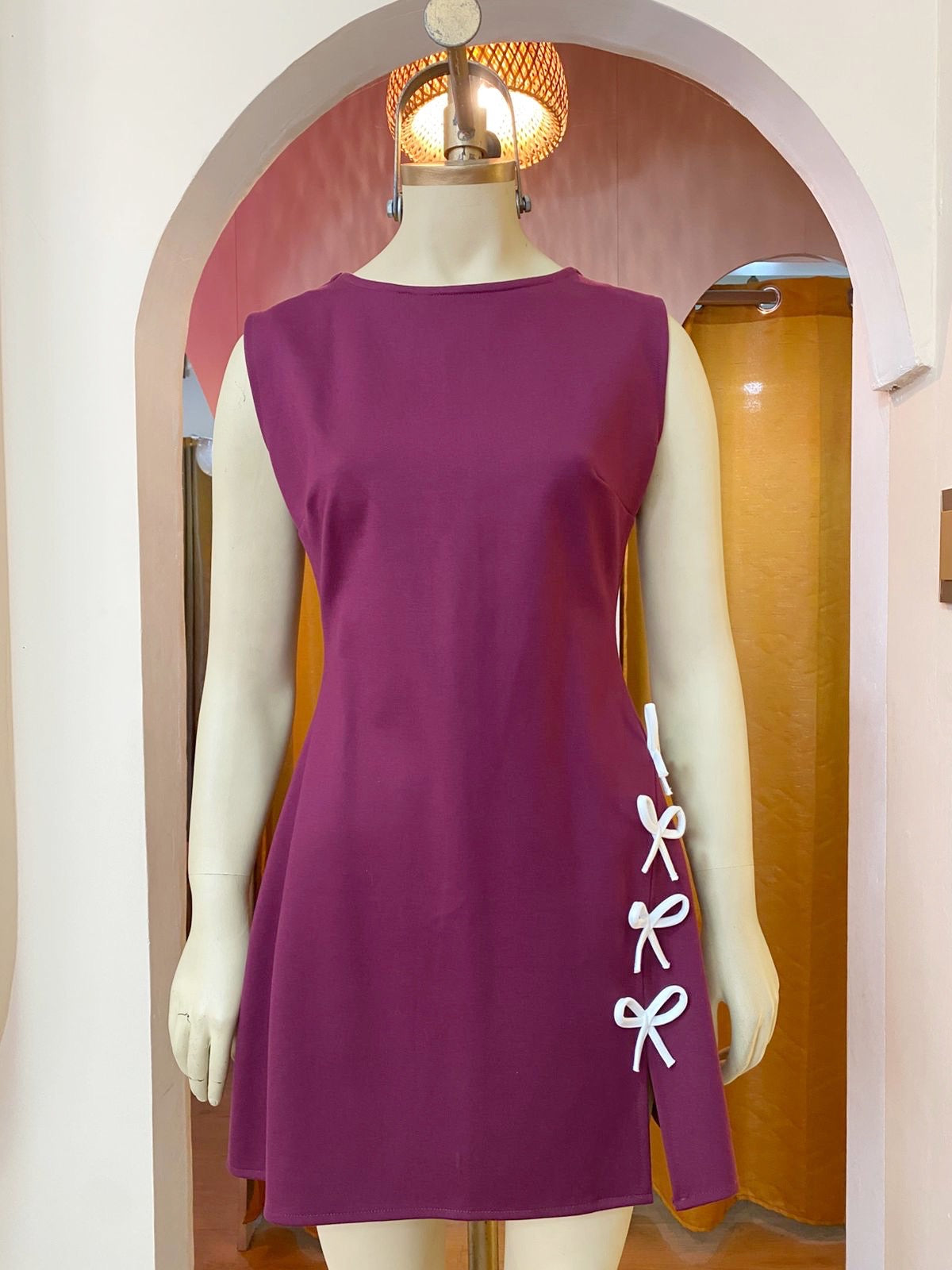 Vestido 3 lazos